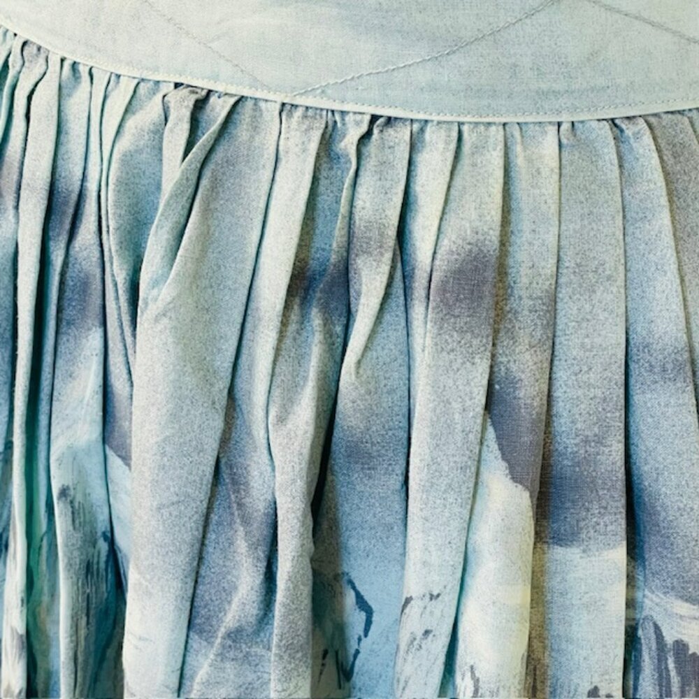 John Wolf Vintage 1950's Collectible Oregon Trail Novelty Pleated Skirt XXS - Picture 3 of 13